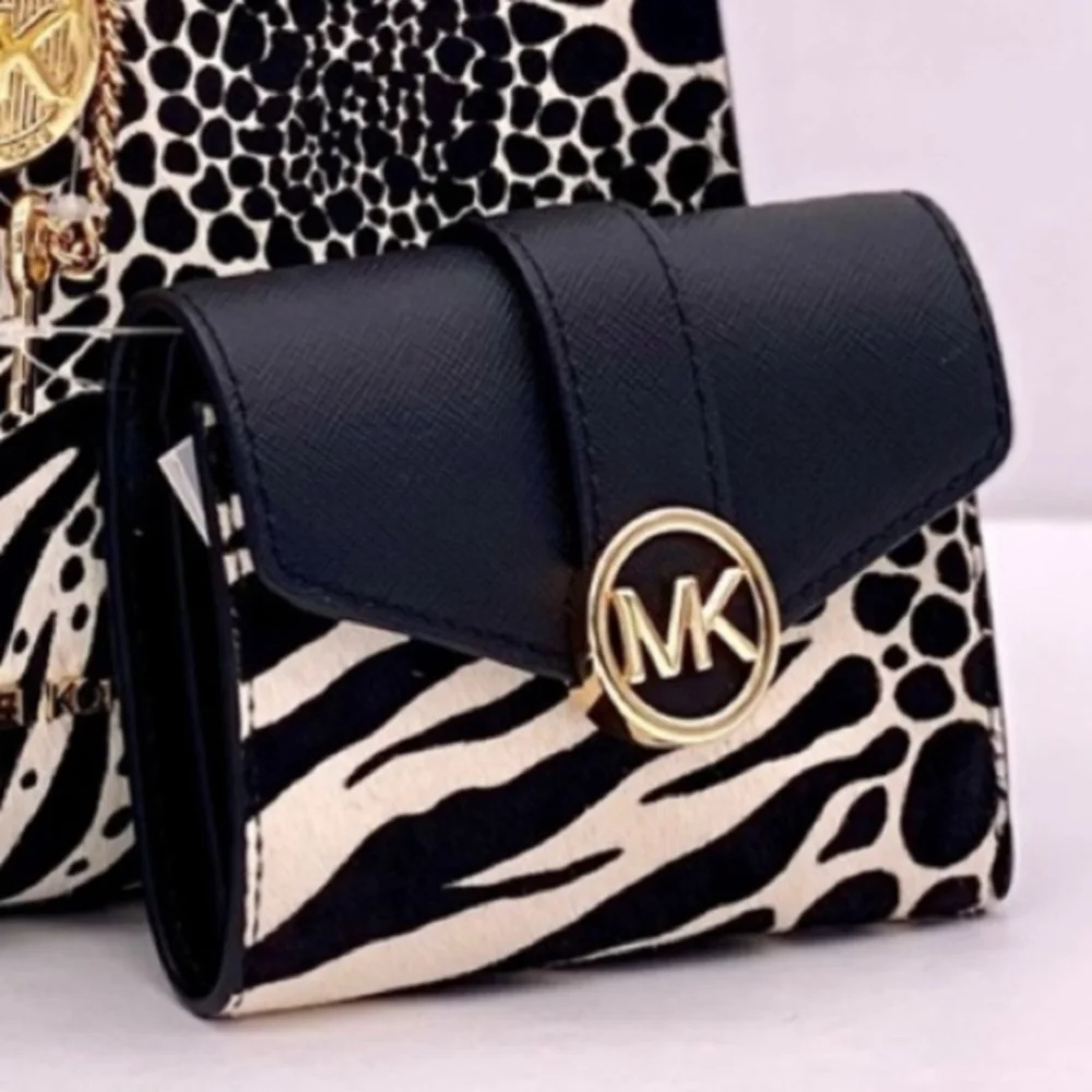 Michael Kors Carmen Medium Flap Bifold Wallet